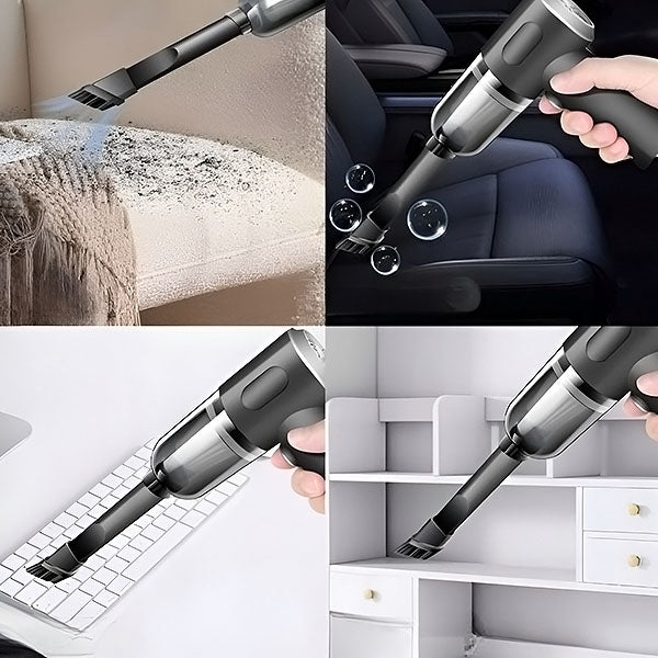CleanJet™ – Mini Aspiradora Portátil para Auto y Hogar