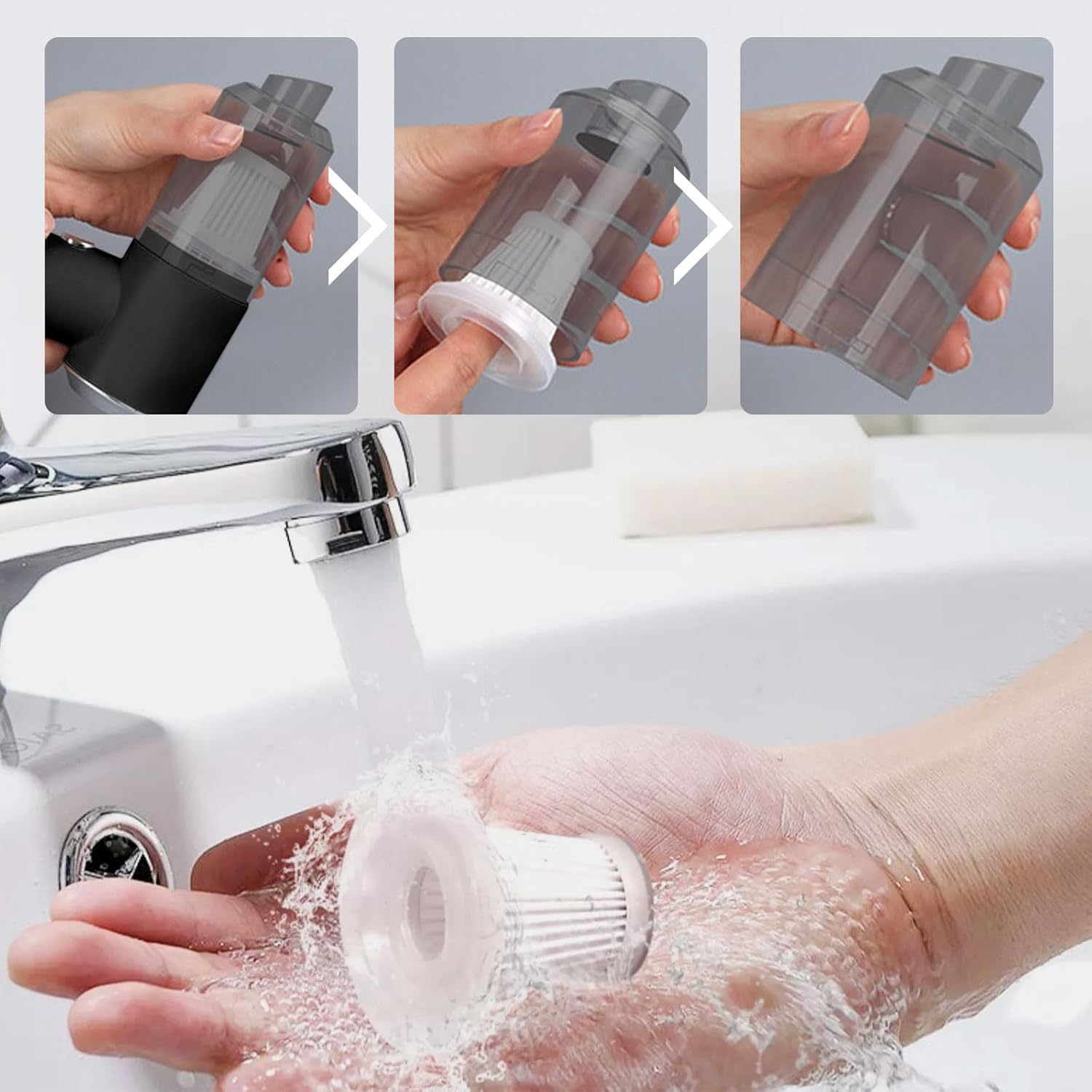 CleanJet™ – Mini Aspiradora Portátil para Auto y Hogar