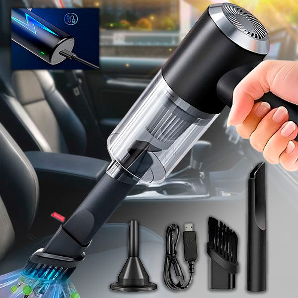 CleanJet™ – Mini Aspiradora Portátil para Auto y Hogar